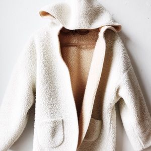 Vintage Reversible Faux Sheepskin coat